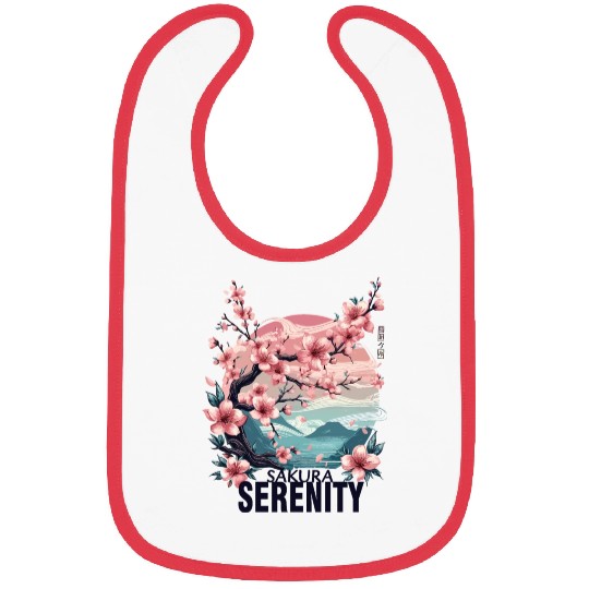 Sakura serenity Bibs
