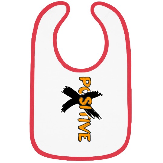 "Positive Embrace Joy, Radiate Radiant Positivity" Bibs