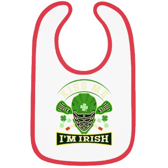 Lacrosse St. Patricks Day Kiss Irish Bibs