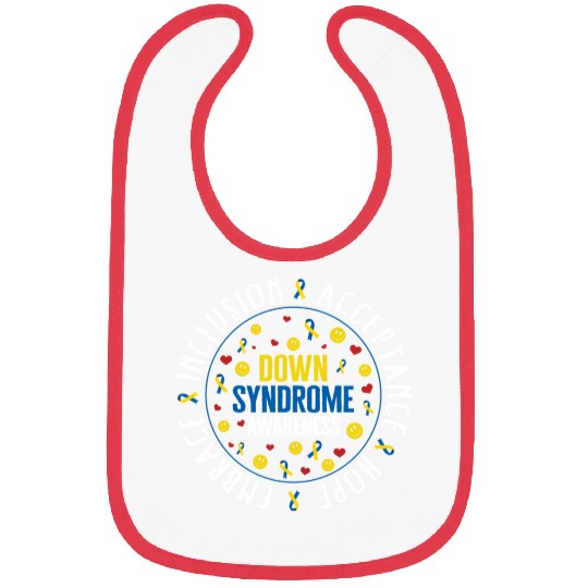 Down Syndrome Awareness Bibs, Embrace Inclusion