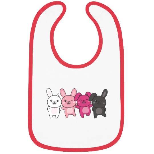 Transfem Flag Pride Lgbtq Bunny Bibs