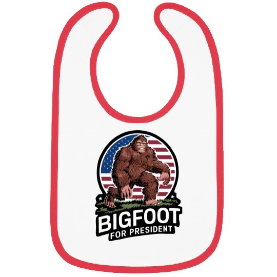 Bigfoot For President Bibs