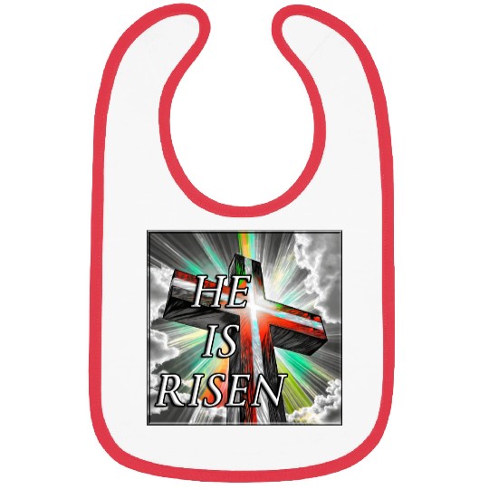 Cross, He is Risen - 1 Bibs