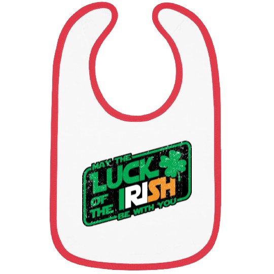 MAY THE LUCK OF THE IRISH BE WITH YOU Bibs