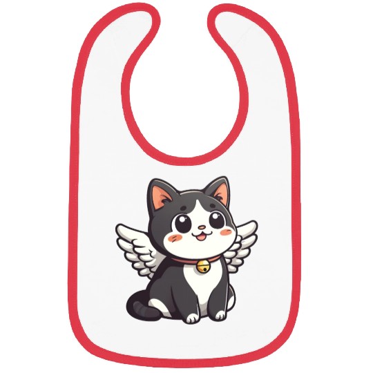 Kawaii Cat Angel Bibs