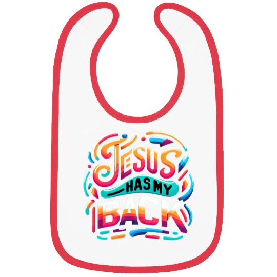 Jesus Has My Back 24 Bibs