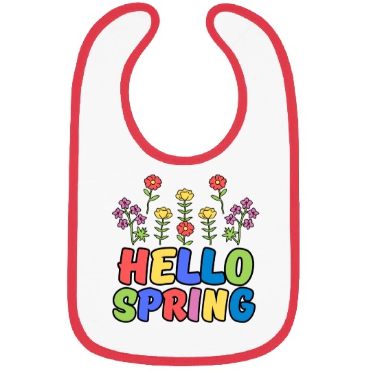 hello spring Bibs