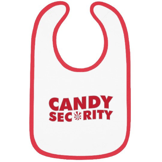 Candy Security Mom Dad Matching Birthday Costume Bibs