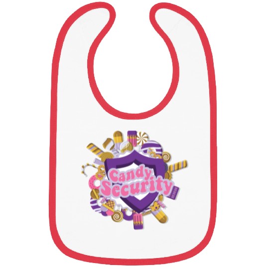 Candy Security Kids Parents Matching Birthday Bibs