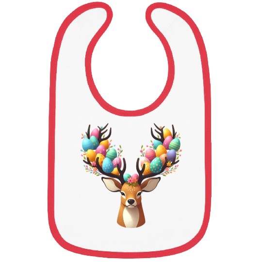 A Deer's Easter Surprise Bibs