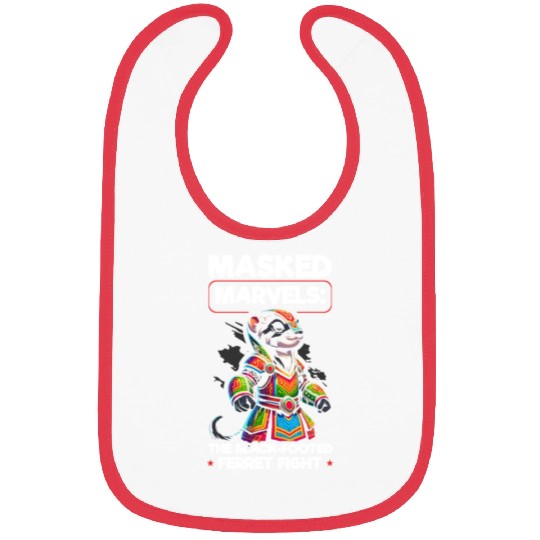 Endangered Species Black Footed Ferret Animal Bibs