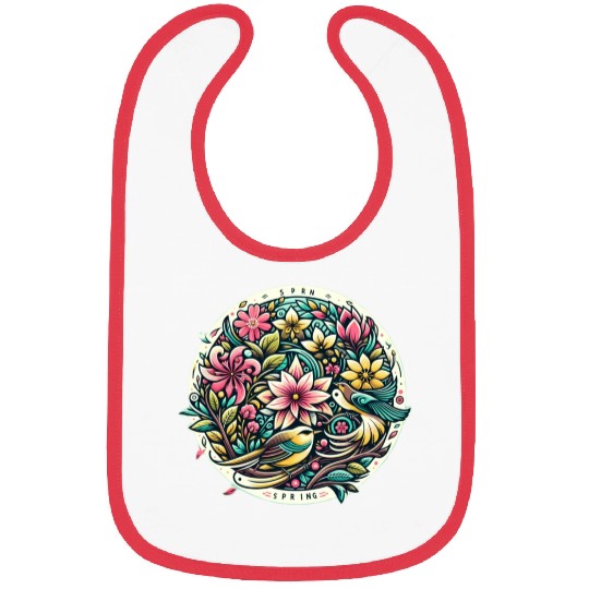 Ephemeral Spring Harmony Bibs