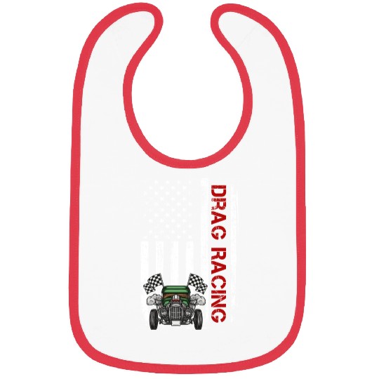 Cool Drag Racing Design For Men Women Drag Race Bibs