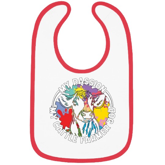 Cattle Farmer My Passion My Cattle Dairy Farmer Bibs