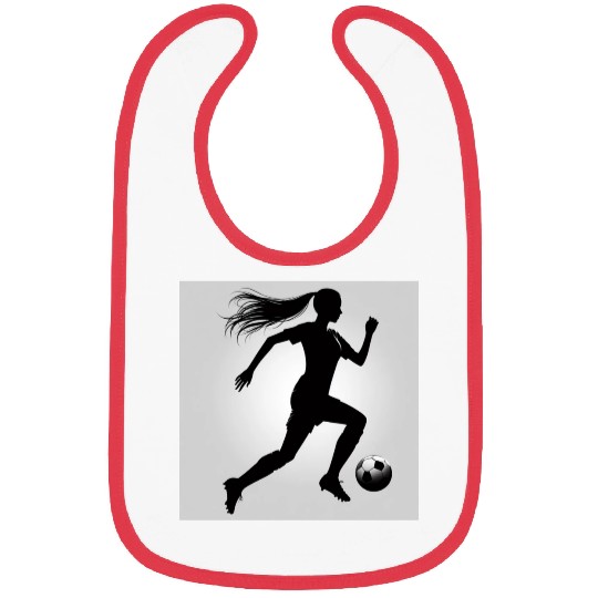 Soccer player running with ball Bibs