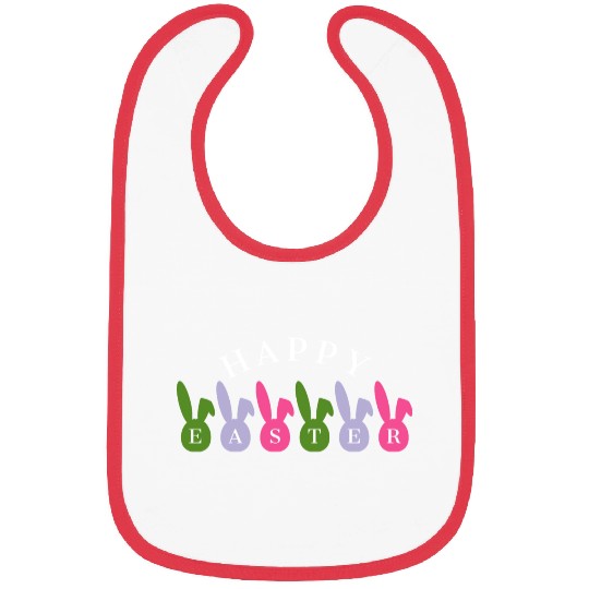 Happy Easter Bunny Bibs