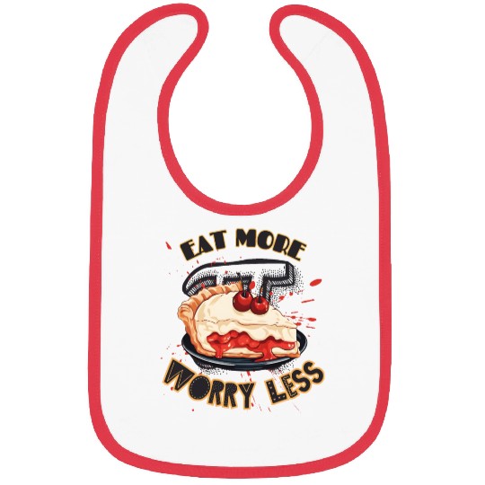 pi day eat more worry less happy pi day lover Bibs