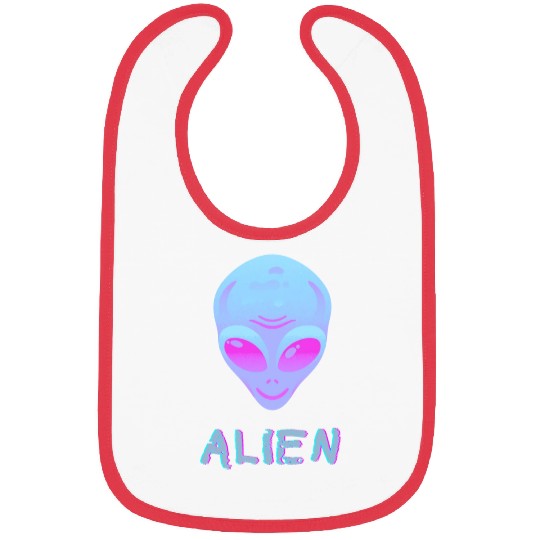 Neon Alien Bibs