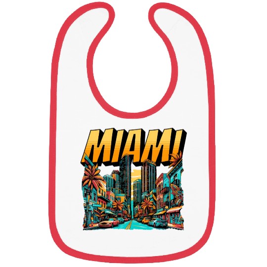Miami Vibes: Tropical Paradise Bibs