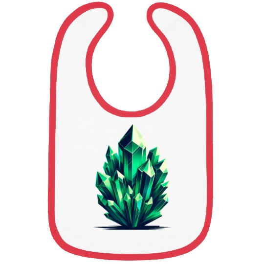 Emerald Crystal Fragments Bibs