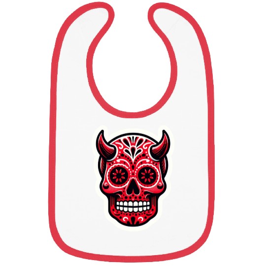 Adventurous Spirit: Daredevil Sugar Skull Bibs