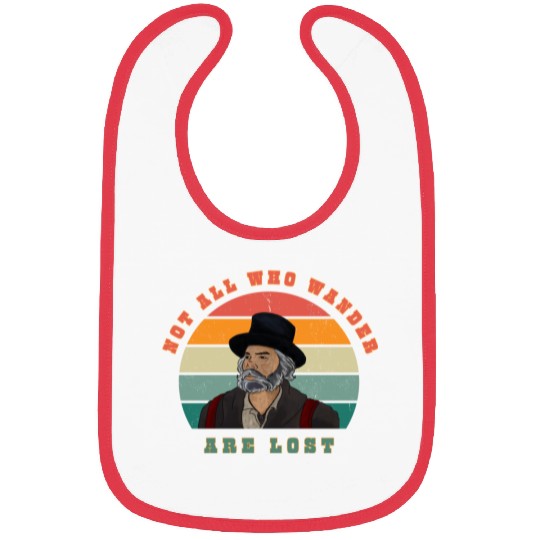 Not all who Wander are Lost Bibs