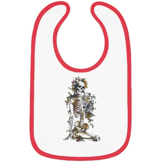 Classic Skeleton Flowers & Foliage Bibs