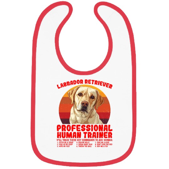 LABRADOR RETRIEVER PROFESSIONAL HUMAN TRAINER Bibs