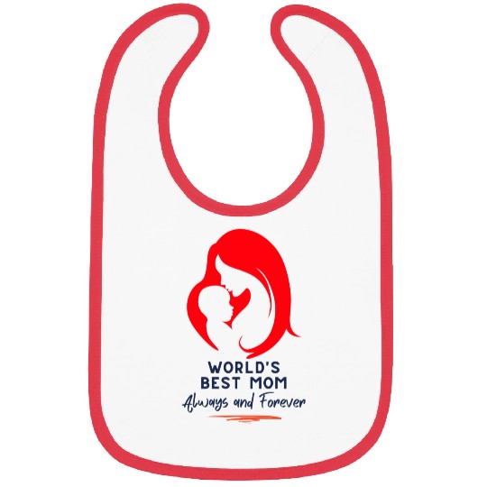 World Best Mom Bibs