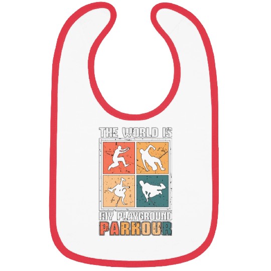 Parkour The World Is My Playground Retro Running Bibs