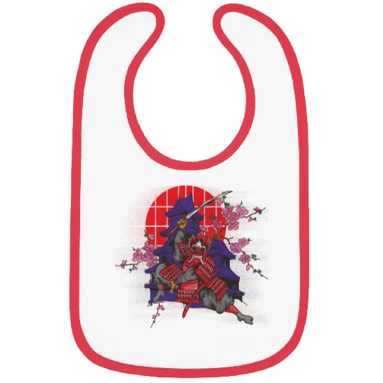 Samurai mask Bibs
