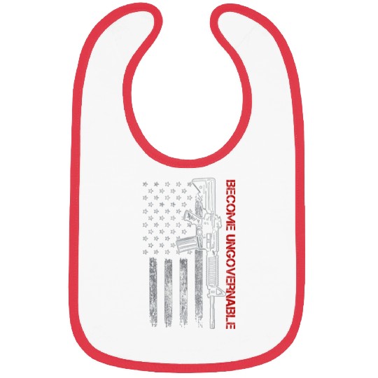 Become Ungovernable American USA Flag Bibs