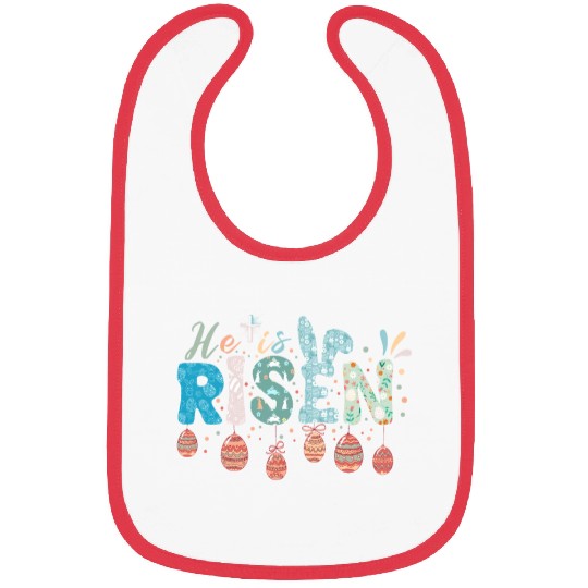 He Is Risen Easter Celebration Theme Bibs