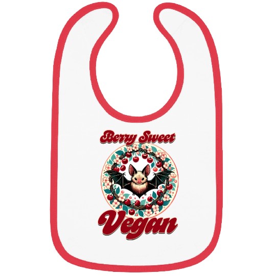 Berry Sweet Vegan Bibs