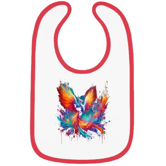Resurgence of Radiance - Majestic Phoenix Art Bibs
