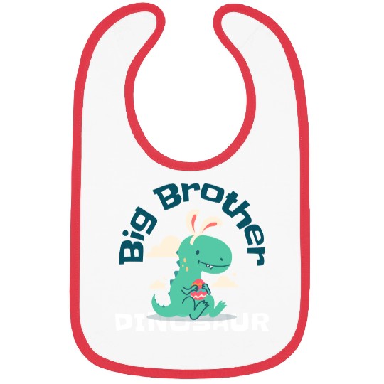 Big Brother Dinosaur Bibs