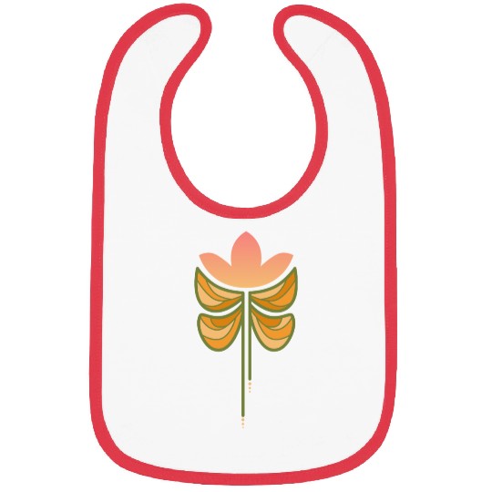 Spring butterfly flower Bibs