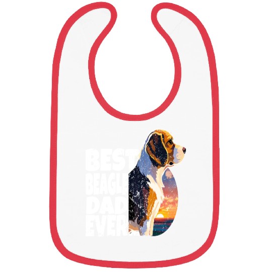 BEST BEAGLE DAD EVER Bibs