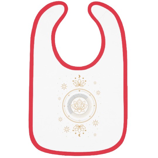 Celestial Flower Lotus Harmony Bibs