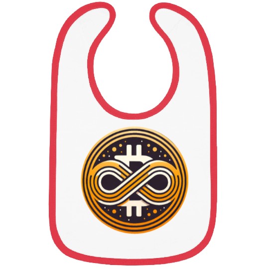 Bitcoin Symbol Infinite Value Bibs