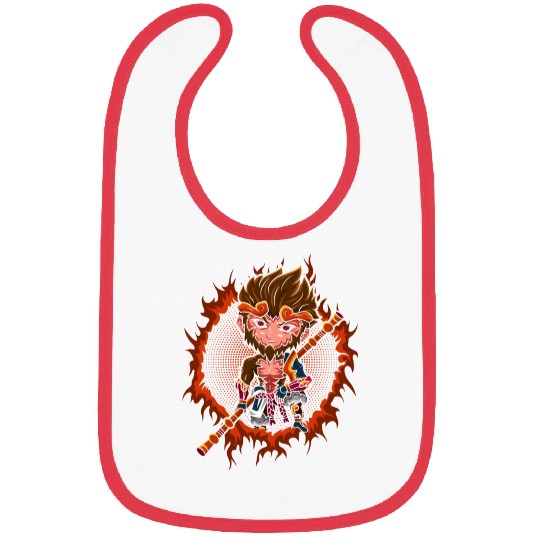 Chibi Monkey King Bibs