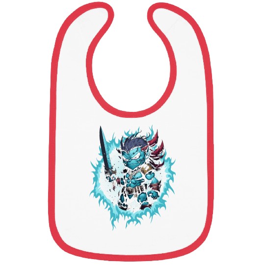 The Monster Warrior Bibs