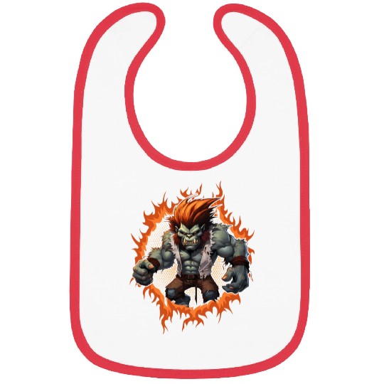 Zombie King Gorilla Bibs