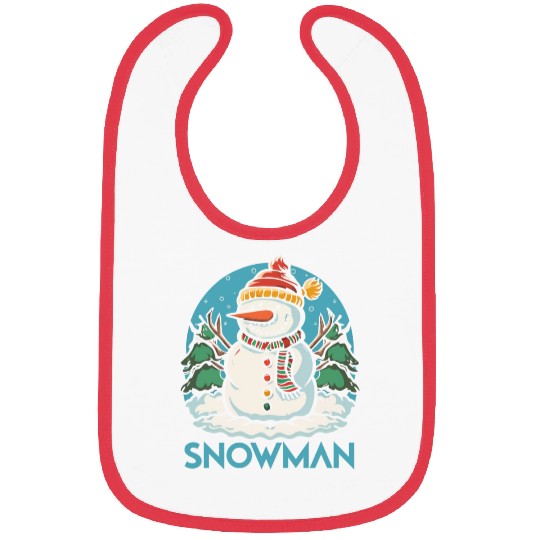 Snowman Bibs design premium