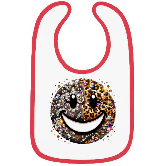 Smiling Bling Graphic Bibs