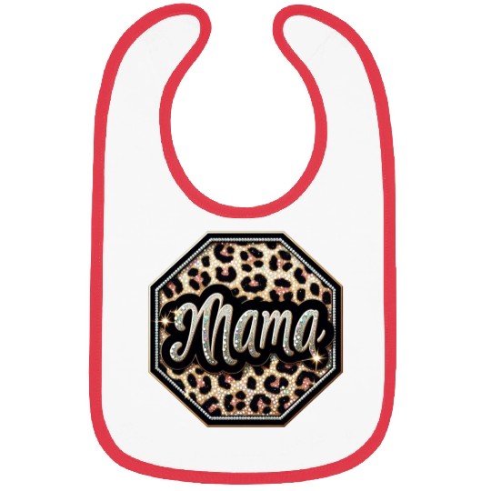 Mama Leopard-Patch Boutique Chic by TrendLaunch Bibs