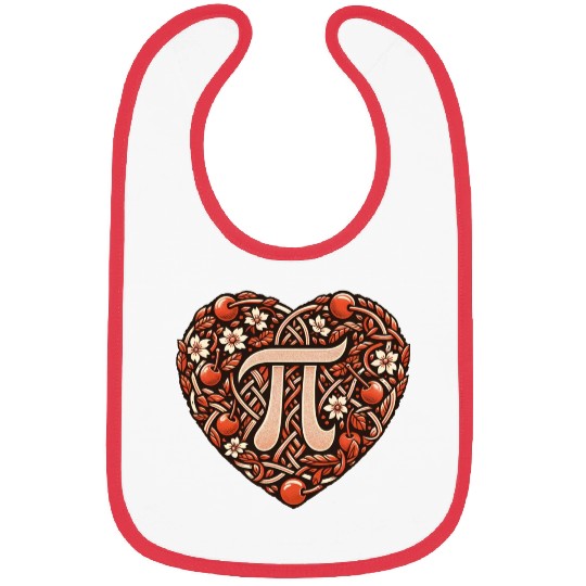 Cherry PI Day Bibs