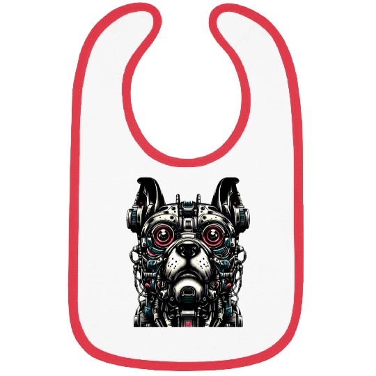 Steampunk Robot Dog Bibs