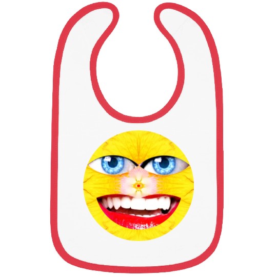 Smile Face Have a Nice Day Promote Happiness Joy Bibs