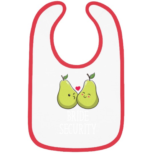 Bride Security Funny Wedding Little Ring Bear Bibs